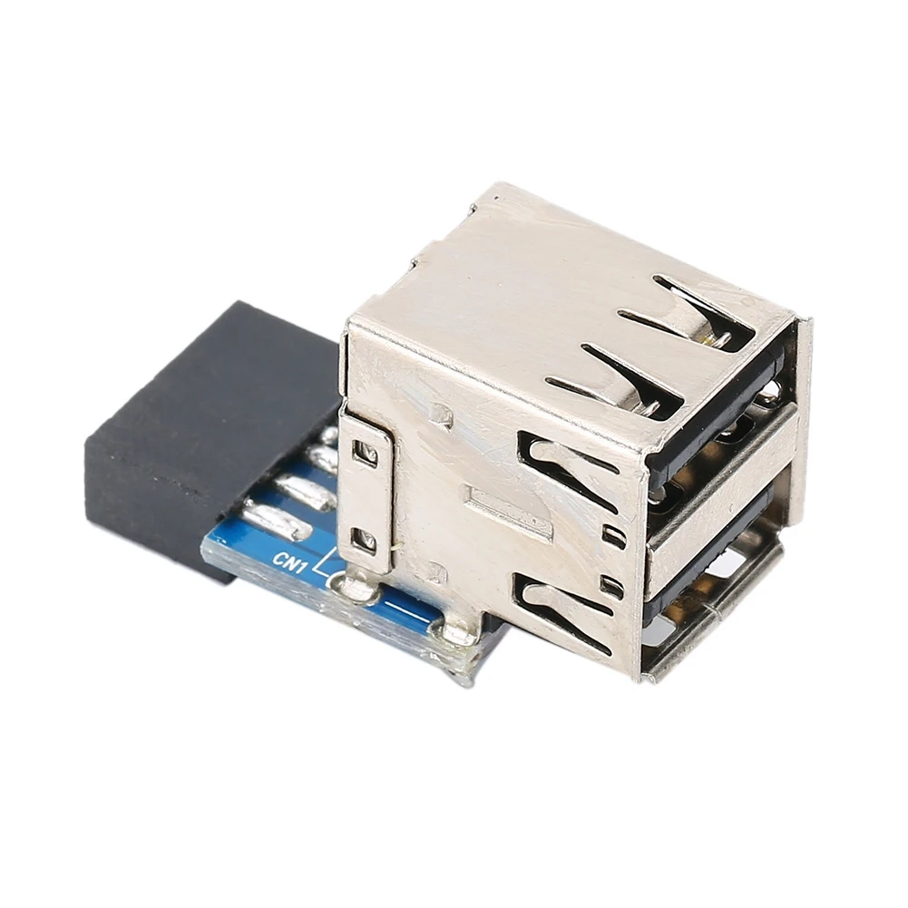 Плата расширения для компьютера 2 порта 9 контактный разъем на USB 0|Платы