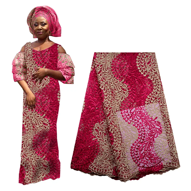 Лидер продаж 2019 африканская кружевная ткань высокого качества нигерийская