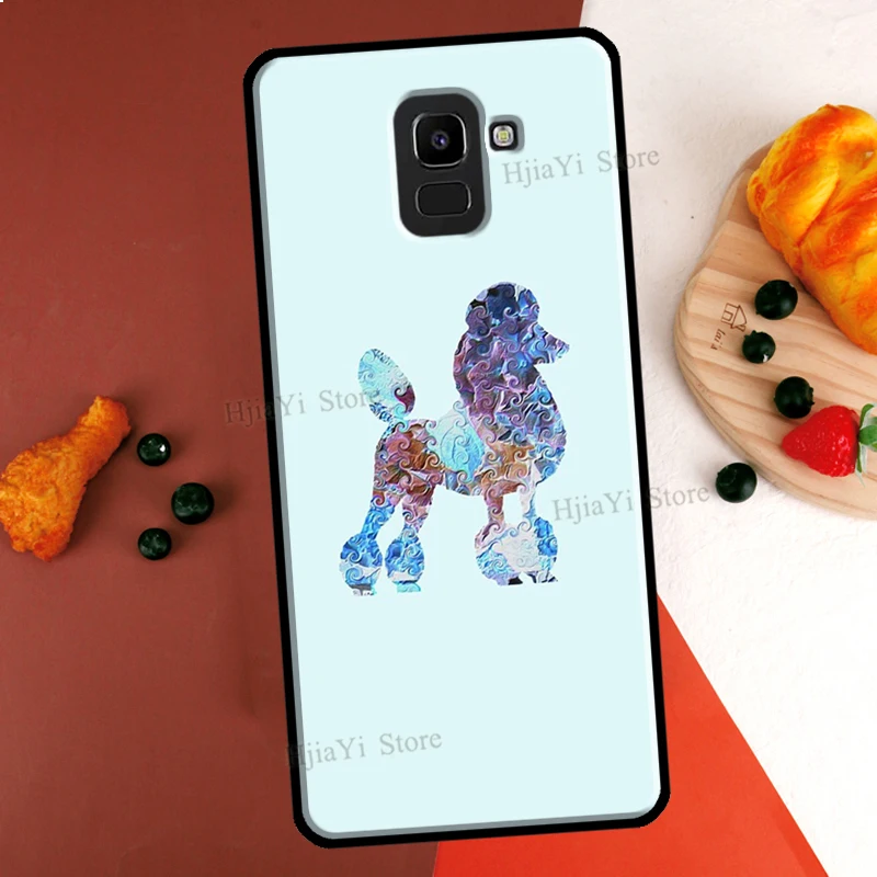 Пудель собака Карикатура Чехол для Samsung J1 A3 A5 2016 J3 J7 J5 2017 J4 J6 Plus A6 A8 J8 A7 A9 2018 Накладка