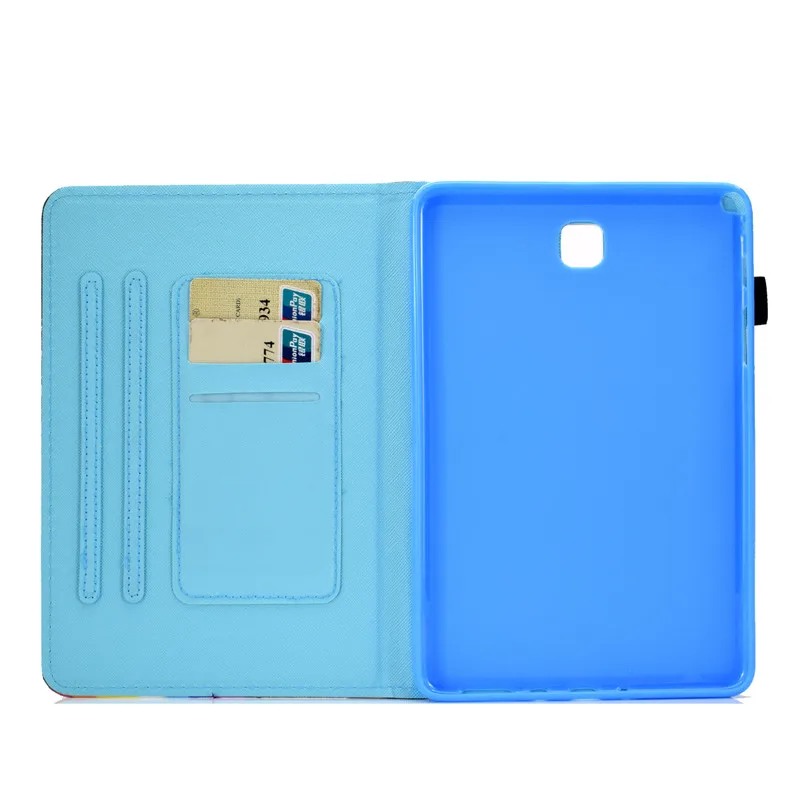 Чехол с мультяшным принтом для Samsung Galaxy Tab A 8 0 2016 T350 T355 искусственная кожа мягкий