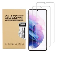 2pcs tempered glass for samsung galaxy s21 5g 6 2 inch screen protector hd clear anti scratch bubble free