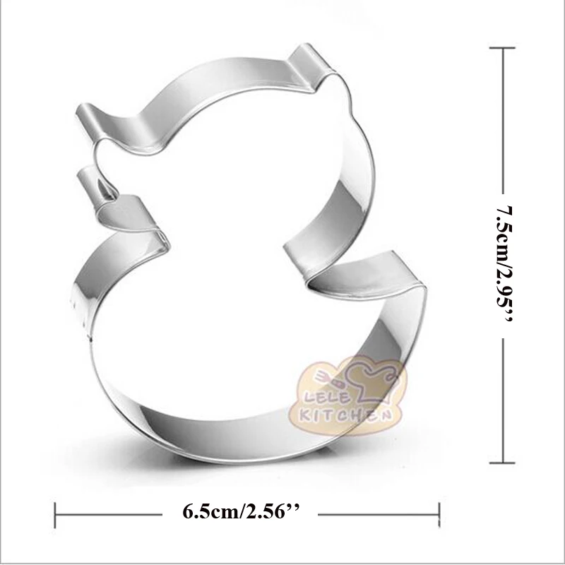 1pcs reposteria patisserie Duck Stainless SteelCookie Cutter Biscuit Mould Fondant Cake Chocolate Mold Baking Tools Pastry Shop | Дом и сад