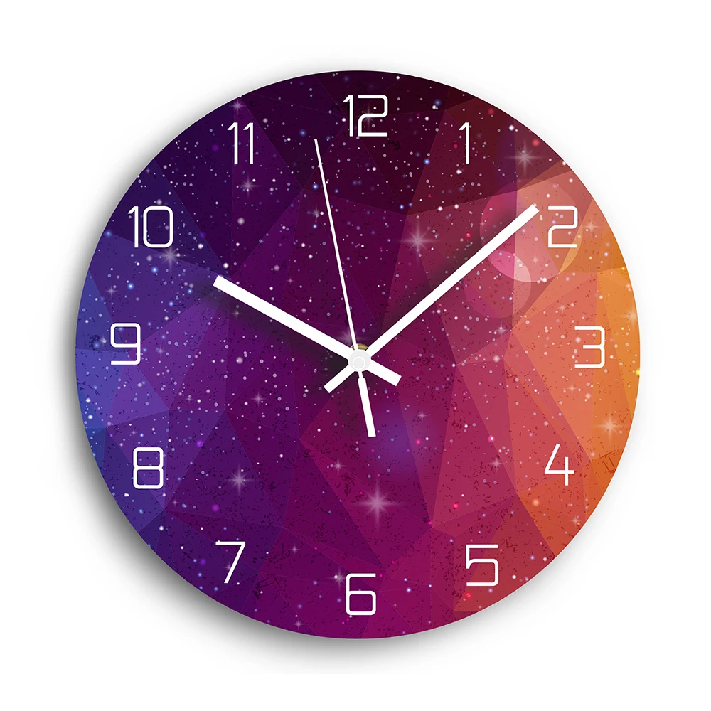 

Quartz Clock Plexiglass Silent Modern Ordinary Wall Clock for Home Kitchen Office Parlor Decors Wall Clocks Fashion Design