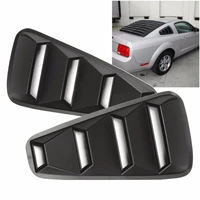 1 pair 14 quarter side window louvers scoop cover vent for fordmustang 2005 2006 2007 2008 2009 2010 2011 2012 2013 2014