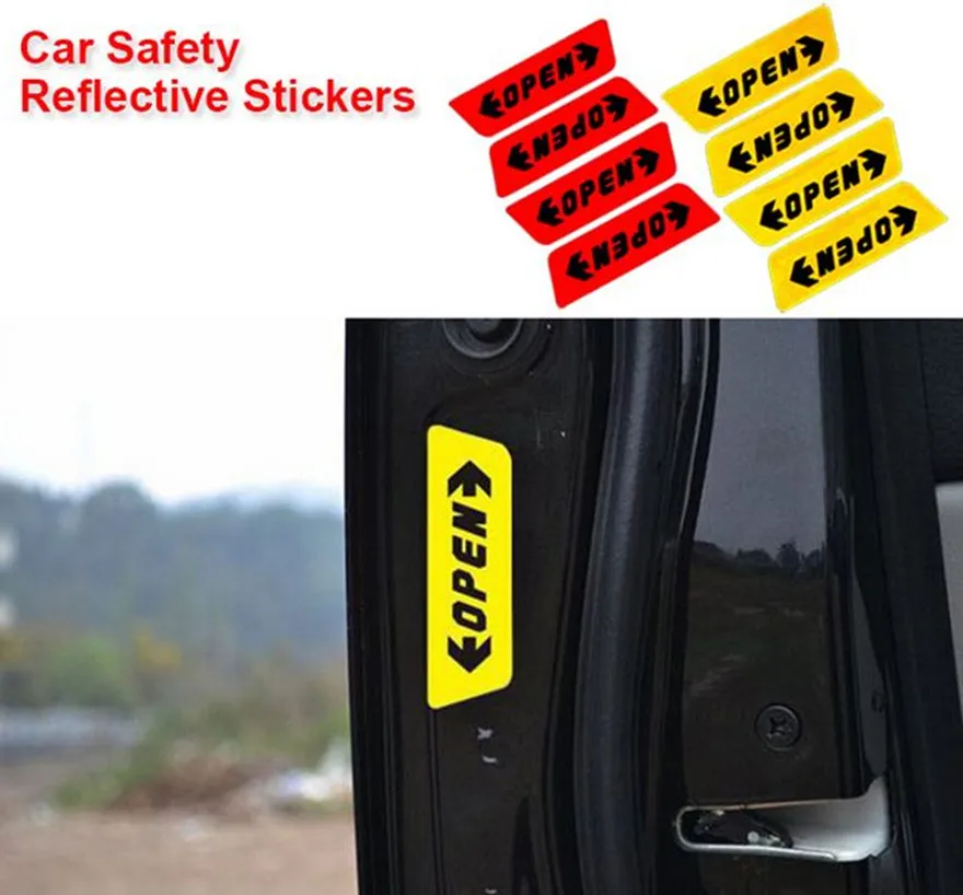 Бесплатная доставка автомобильные двери открывающиеся светоотражающие