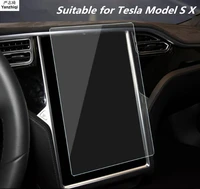 for tesla model s x central control navigation touch screen gps screen protector 17 inch dashboard protective film dashboard