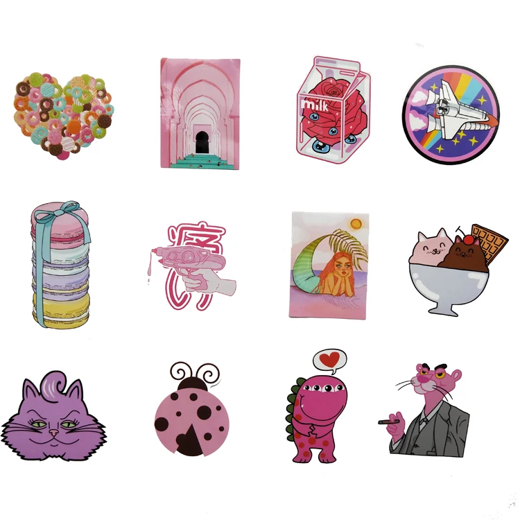 64 шт. ПВХ милые розовые игрушки для девочек-подростков десерт украшения