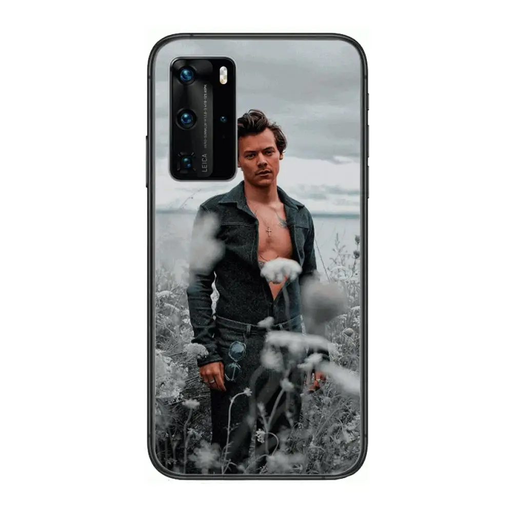 

Aesthetic Harry Styles Phone Case For Huawei P 40 30 20 10 9 8 Lite E Pro Plus Black Etui Coque Painting Hoesjes comic fashion