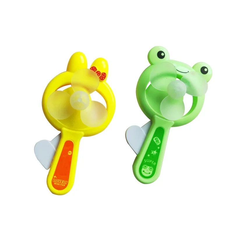 1 шт мини Портативный с рисунком медвежат ручной Давление вентилятор страницами