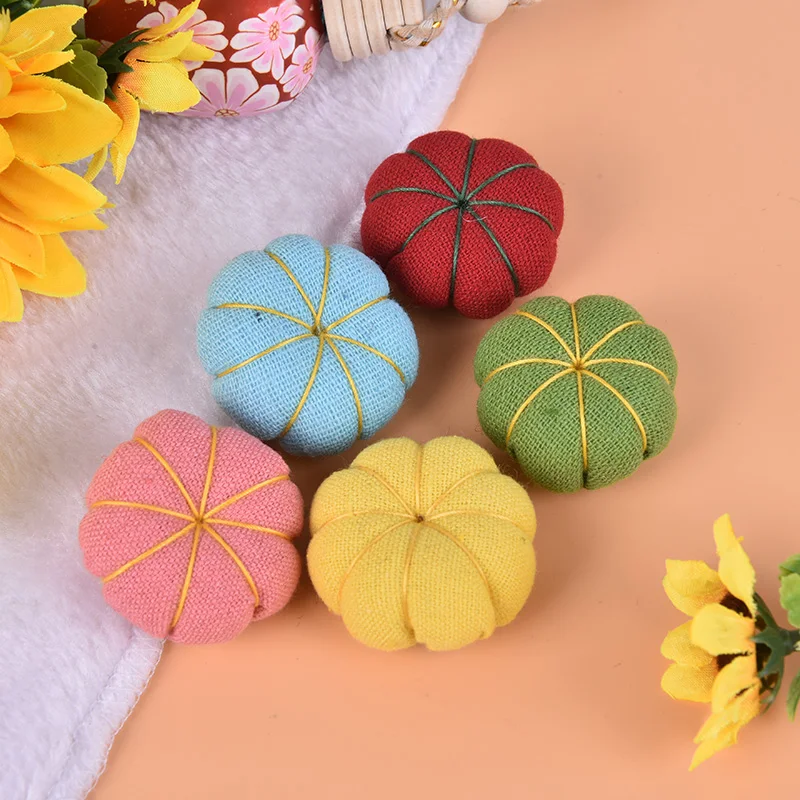 1 шт. Милая в форме тыквы DIY иголка для рукоделия булавка держатель подушки набор