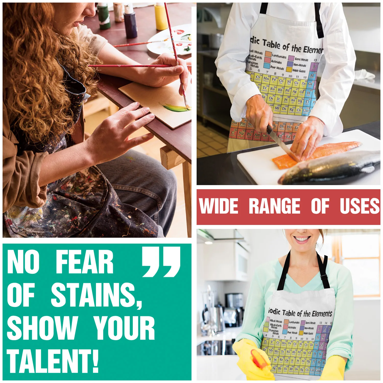 Фартуки кухонные химические нагрудник с подбором элементов для барбекю