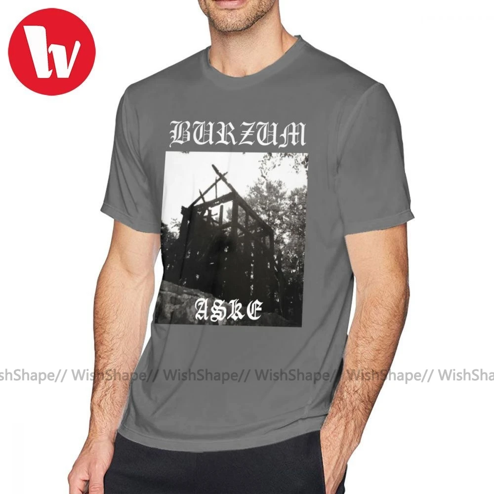 Футболка Darkthrone Burzum Aske Мужская футболка с принтом забавная Классическая