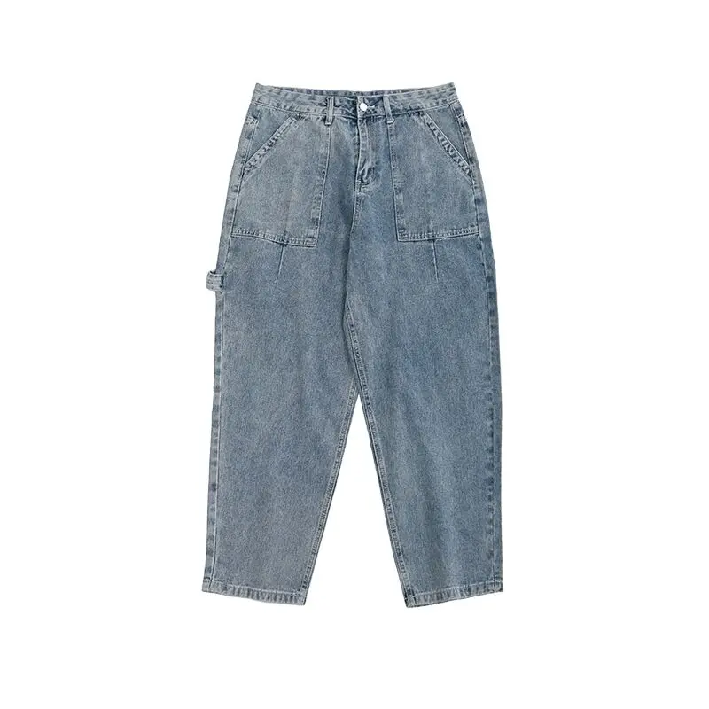 

Men's Vintage Jeans in spring and summer Personality straight tube Big size jeans