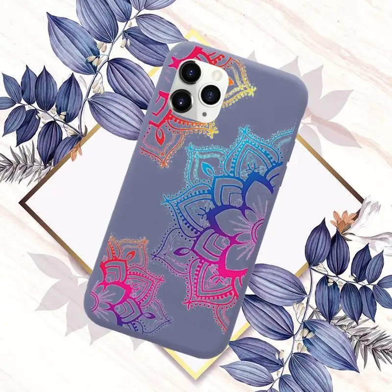 

Dream Catcher Boho Tribal Fashion Phone Case Candy Color for iPhone 11 12 mini pro XS MAX 8 7 6 6S Plus X SE 2020 XR