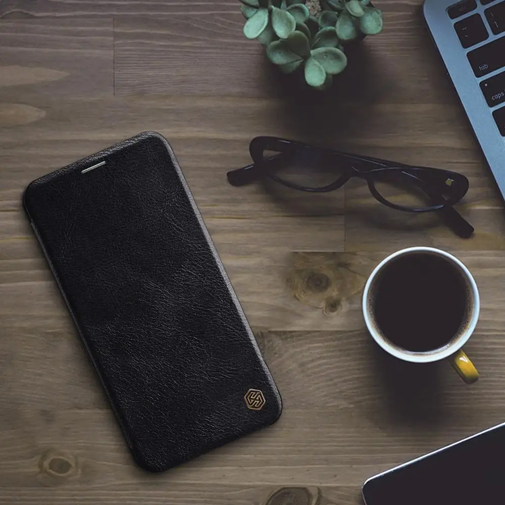 Чехол для Apple iPhone 11 Pro Max, чехол для iPhone 8, 7 Plus, X, Xs, Xr, чехол Nillkin, роскошный кожаный чехол с отделением для карт, флип-чехол, чехол