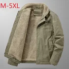 Новинка 2020, зимняя куртка-бомбер, мужская куртка пилота ВВС, Теплая мужская куртка с меховым воротником, Мужская армейская тактическая флисовая куртка, свободная одежда для мужчин