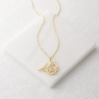 Ожерелье с именем для женщин, ювелирное изделие из нержавеющей стали под золото с мусульманской подвеской на заказ, в арабском стиле, подарок на день рождения