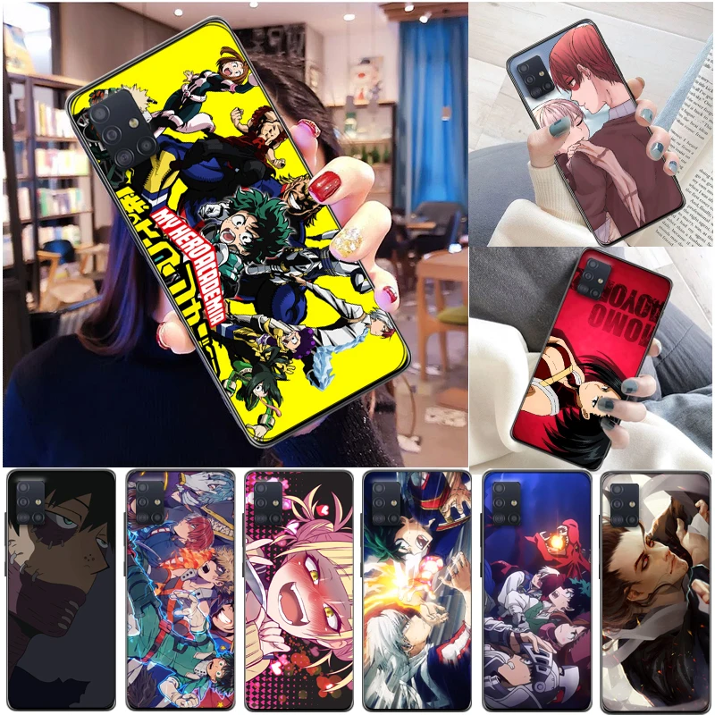 

My Hero Academia Dabi Shigaraki Tomura Boku Todoroki Shouto Bakugou Katsuki Phone Case For Samsung Galaxy A51 4G 5G A71 Carcasa