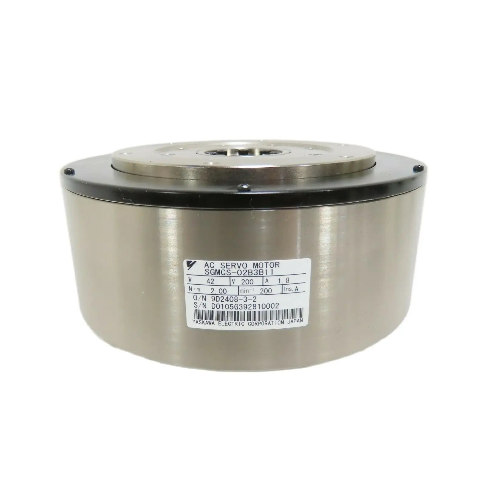 

Yaskawa SGMCS-02B3B11 AC Servo Мотор используемый в хорошем состоянии