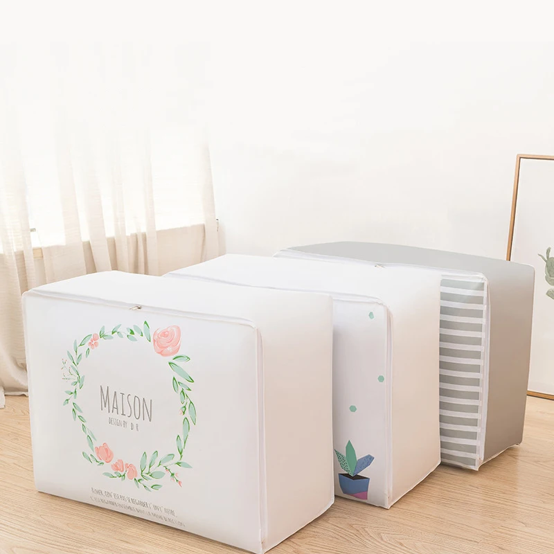 Большая сумка для хранения одежды постельного белья сумки одеял подушек