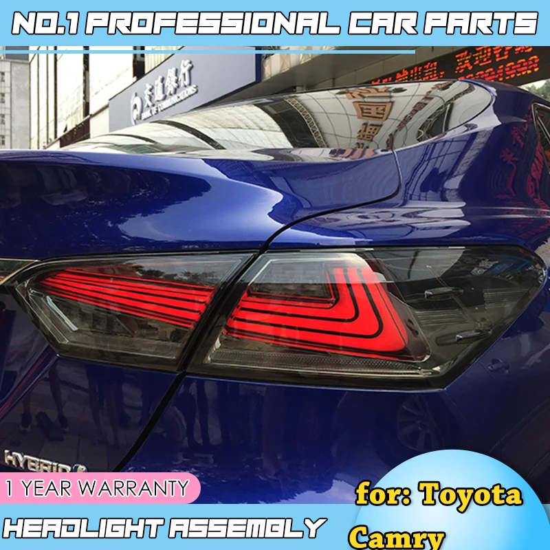 Автомобильные аксессуары для 2018 Toyota Camry задние фары светодиодные DRL +