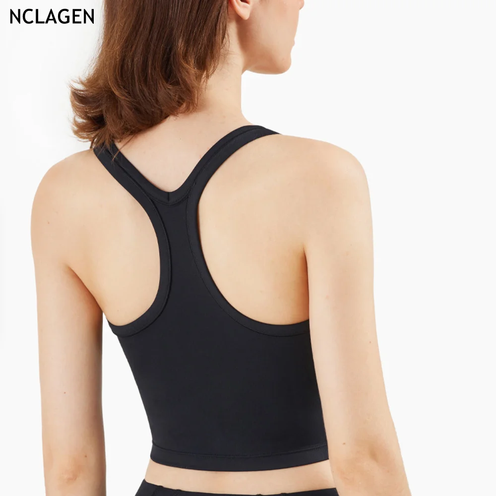 Спортивный бюстгальтер NCLAGEN для женщин жилет фитнеса бега тренажерного зала