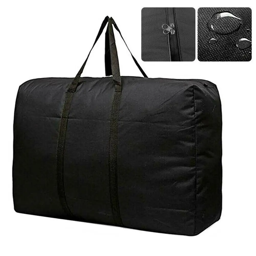 Waterproof Zipper Organize Storage Bags Luggage Bags Shopping Extra Moving Large Packing Bag Tool Dormitory Container R7F7