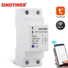 Беспроводной смарт-выключатель Tuya 80A с дистанционным управлением, Wi-Fi таймер, выключатель, светильники сделай сам, Alexa Google Home