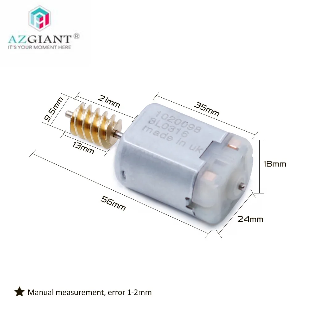 

AZGIANT 2pcs/lot Car Door Lock Motor Central Locking Motor For Ford Fusion/Mazda M3 land rover for jaguar volvo S80II KEYLESS GO