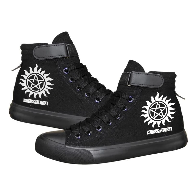 

Youth fantasy Film Supernatural Men Shoes Flat Platform Casual High Top Shoe Unisex High Top Canvas Student Sport Hiking Sneaker