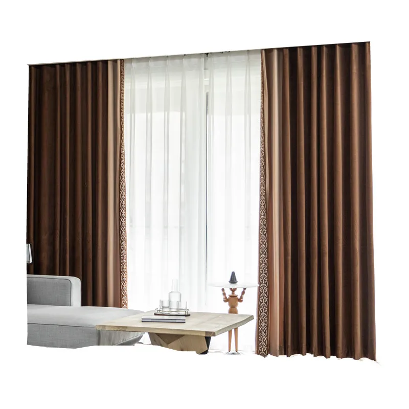 Занавеска s для гостиной фланелевая занавеска плотная шторка в спальню из