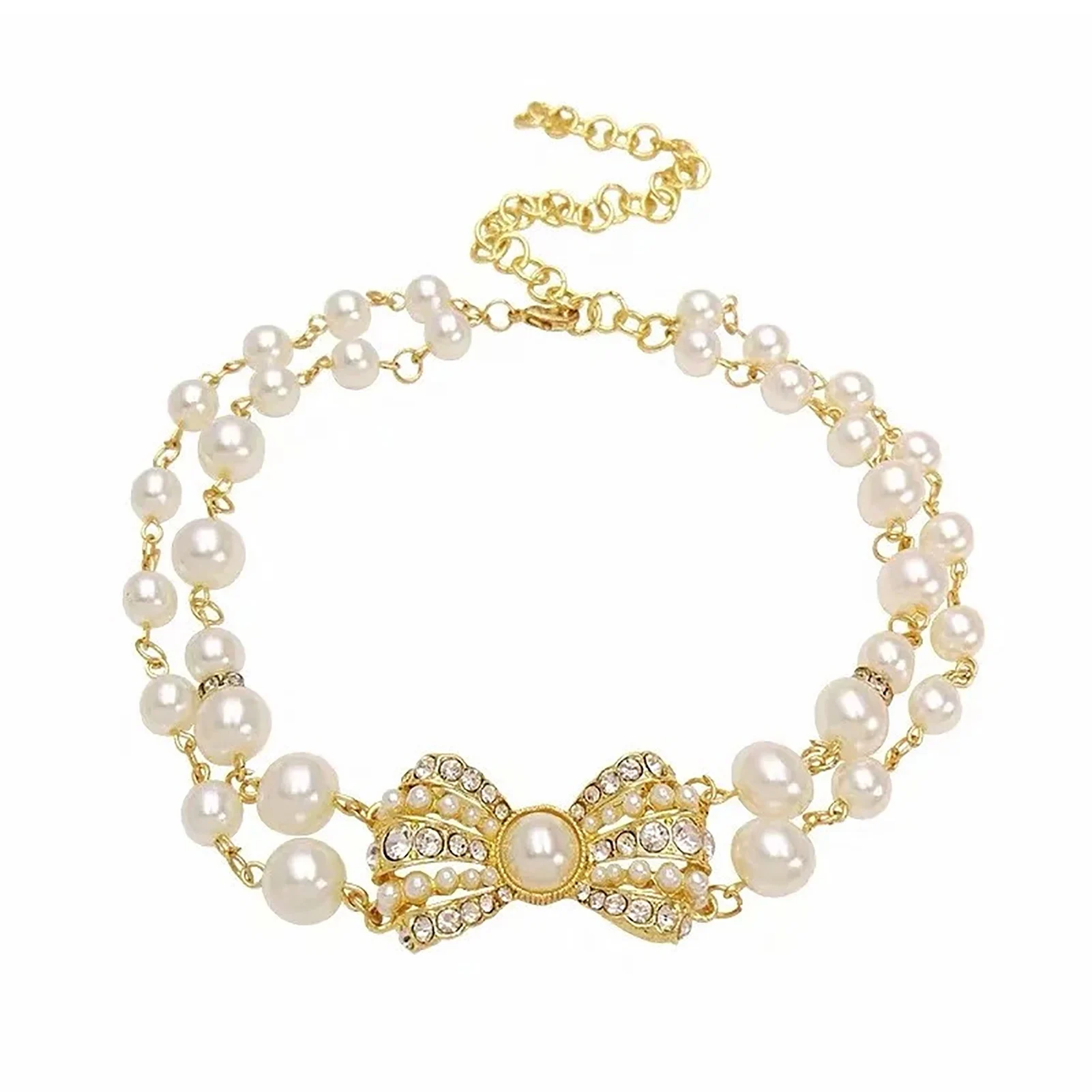 

Pet Necklace Double Bow-knot Decorative Dog Collar Name Pendant Necklace Collar Puppy Accessory