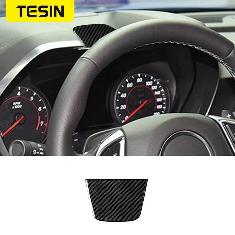 TESIN мягкое углеродное волокно Автомобильный интерьер приборной панели рамка
