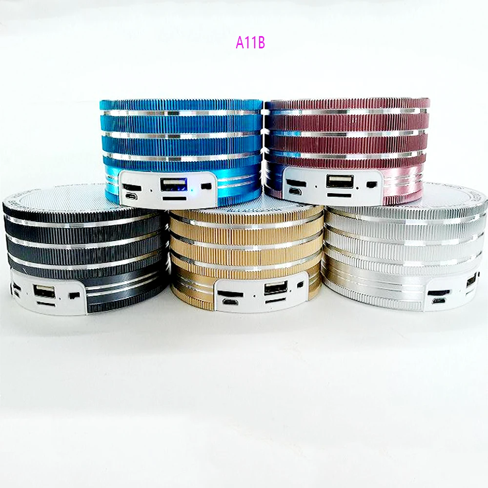 

Metal Shell Portable Bluetooth Small Speaker Bass Small Cannon Bluetooth Speaker