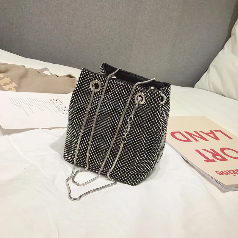 Клатч вечерняя сумочка роскошная женская сумка сумки через плечо с бриллиантами