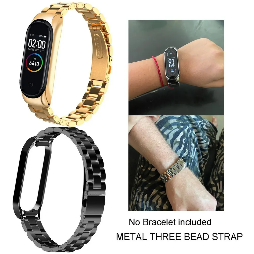 

General Stainless Steel Bracelet Strap For xm Bracelet 3/4/5/6 Watch Accessories Replacement Strap