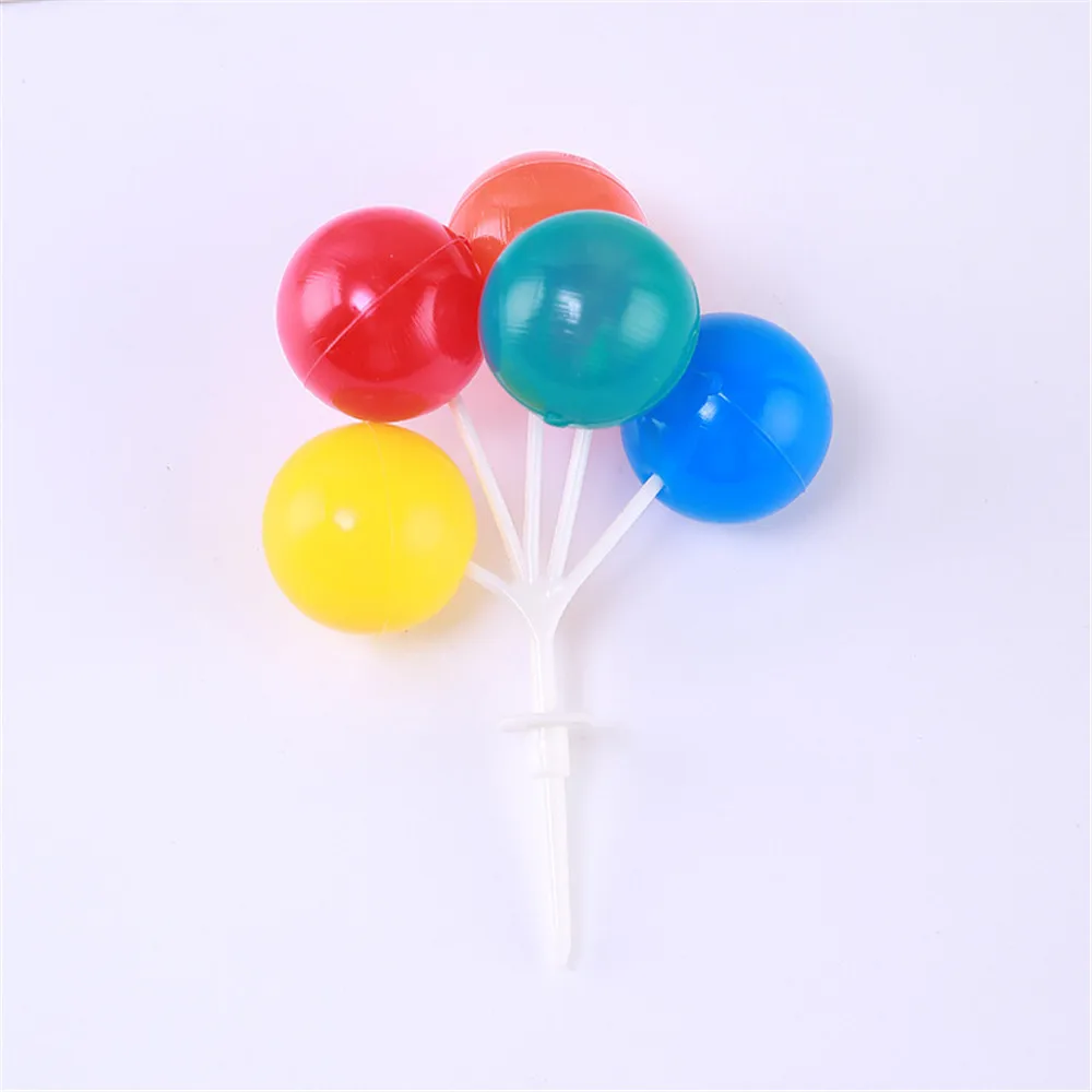 1 компл. Радужный цвет воздушный шар леденец торт Топпер С Днем Рождения