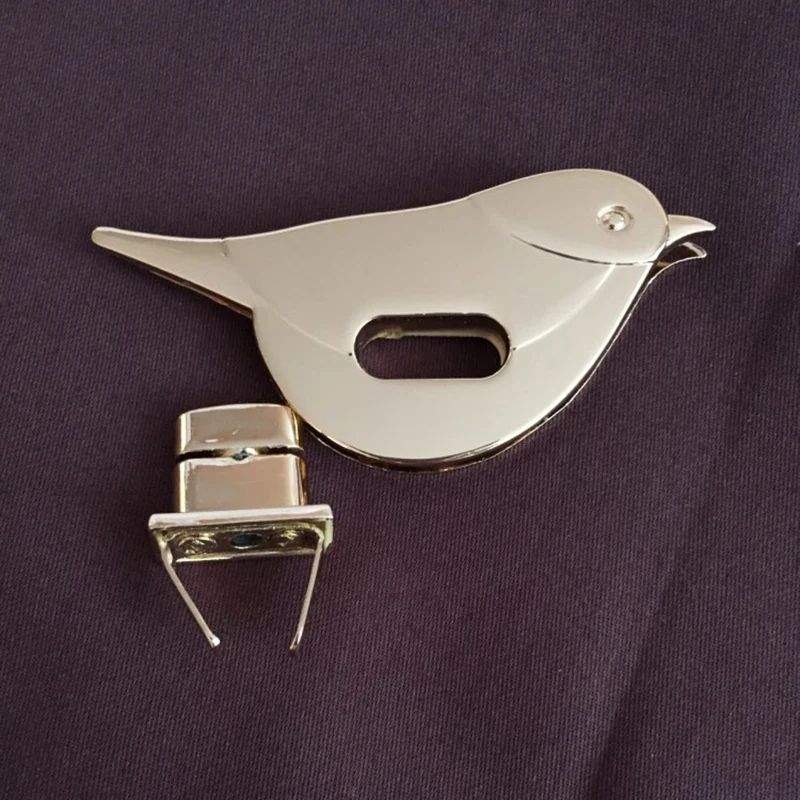 Милый замок с птицей защелкивающийся мешок аксессуары пряжка поворотный