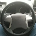 Индивидуальные DIY чехол рулевого колеса автомобиля для Toyota Highlander Camry Fortuner Hilux Кожаная оплетка для руля