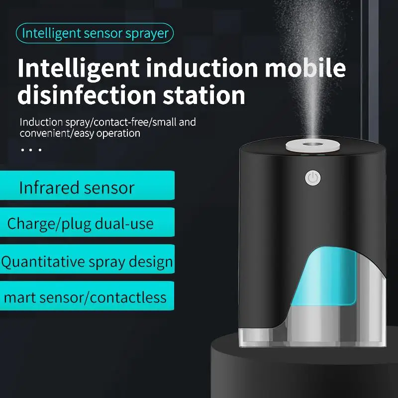 

Smart Home Infrared Sensing Sprayer 100ML Spray Delicate Effective Disinfection For Home School Restaurant Travel Bathroom