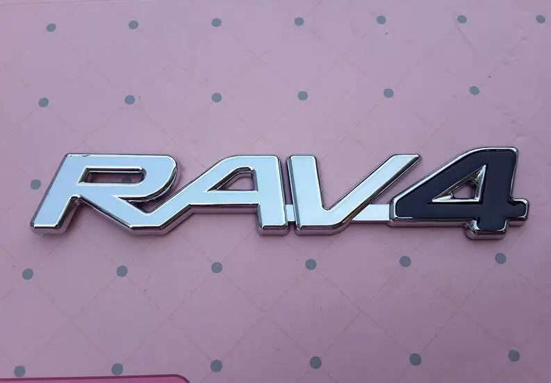 1 шт. ABS RAV4 Автомобильная буква задняя фотография эмблема значок наклейка