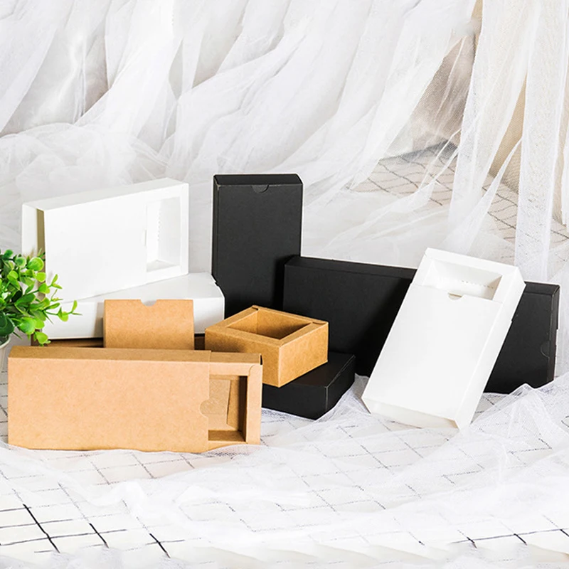 Модная и простая упаковочная коробка с выдвижными ящиками для чая конфет