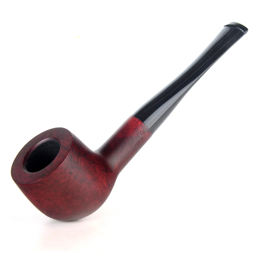 Трубы Briar курительная труба для табака гладкая отделка 9 мм фильтр прямая форма
