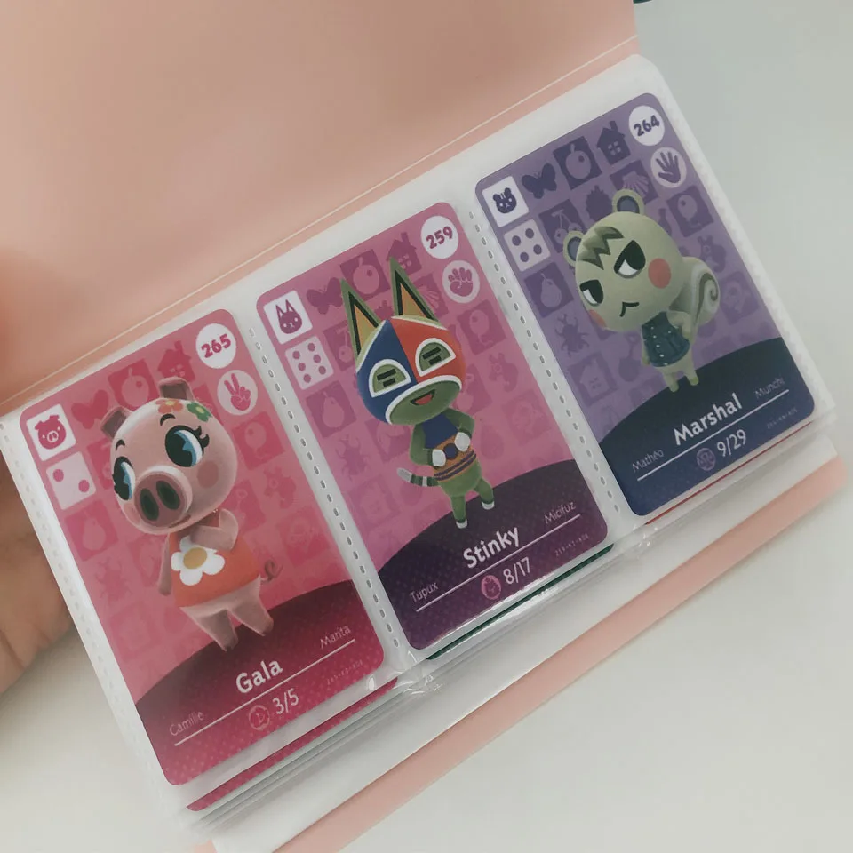 Amiibo Animal Crossing Cards Holder Binders Albums For for NS Switch Game Business Card Book 120 Capacity | Канцтовары для офиса и