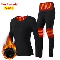 autumn winter thermal underwear femalethicken plush clothes winter seamless antibacterial warm long johns sleeve shaped sets 4xl