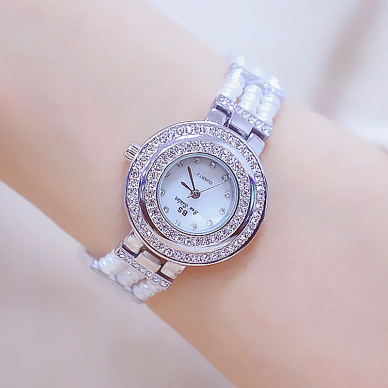 Montre femme 2019 роскошные женские часы лучший бренд жемчужный браслет кварцевые