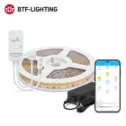Миниатюрное приложение Bluetooth FCOB CCT комплект светильник ных лент теплый белый с белой регулируемой яркостью Высокая плотность гибкий COB RA90 Светодиодная лампа s 24 В постоянного тока