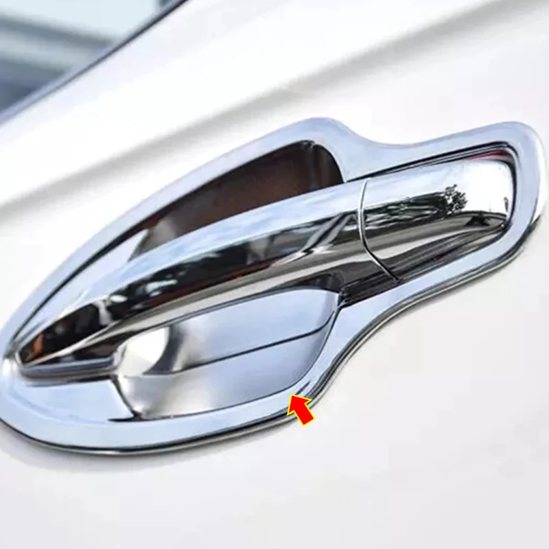 ABS хром для Mitsubishi Outlander аксессуары 2015 2016 2017 защита двери автомобиля ручка рама