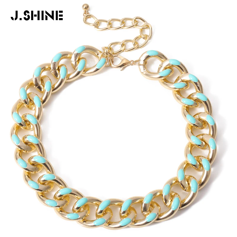 JShine панк Майами кубинское колье ожерелье стимпанк мужские ювелирные изделия