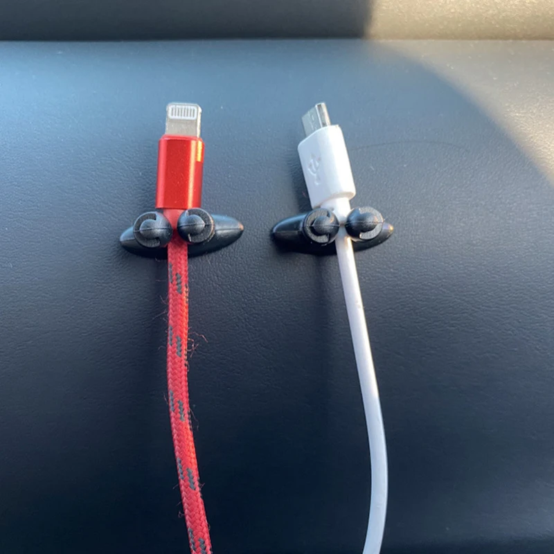 

Car Dashboard Mobile Phone Cable Manager Charger Cable Line Organizer Clasp Clamp Auto Interior Accessories